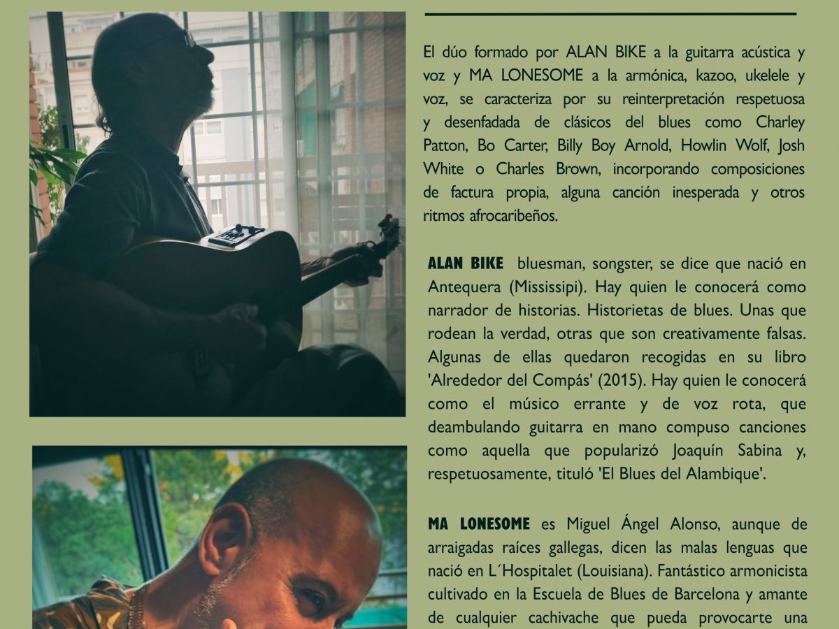 BIKE & LONESOME EN CONCIERTO ESTE SÁBADO 29 A LAS&nbsp;21:30.